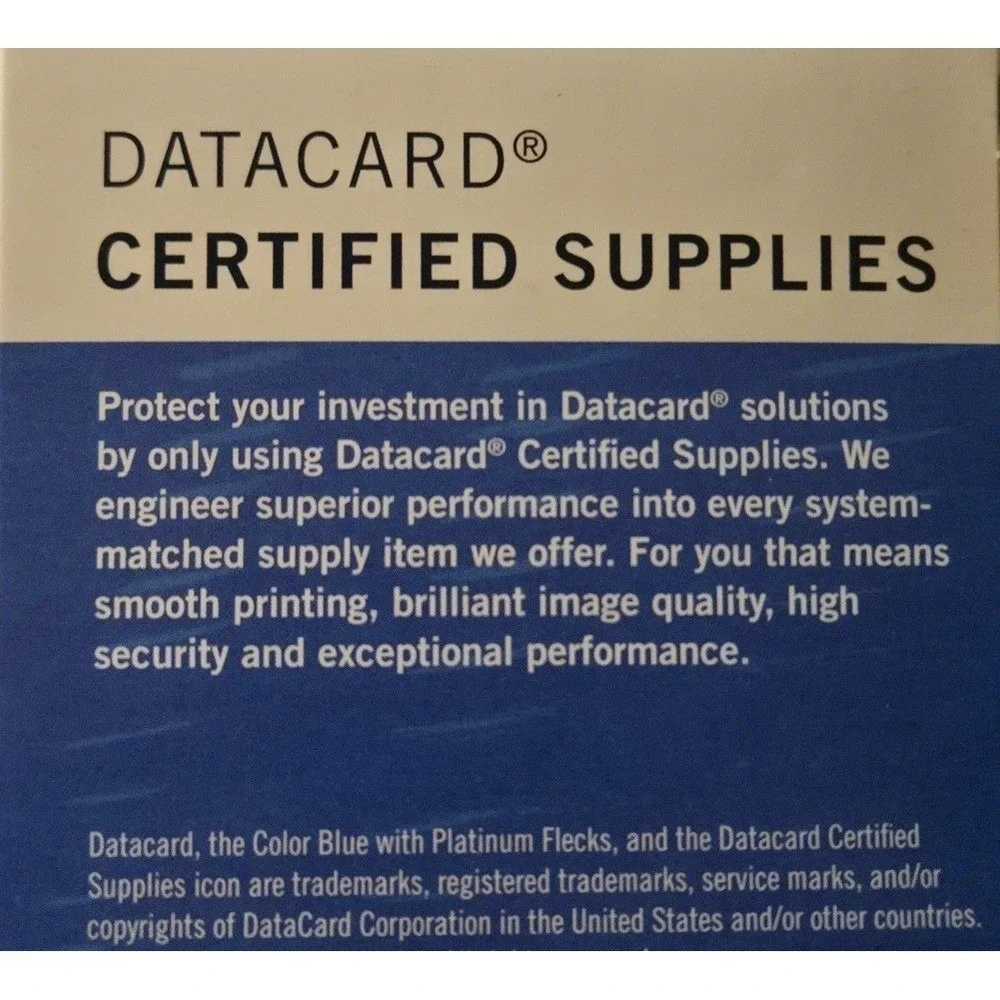 New Datacard 534000-006 Color Ribbon - YMCKT-KT - 300 Prints - Data Card